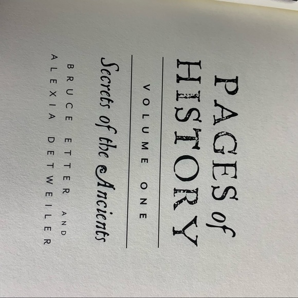 Hardcover Pages of History Volume One Secrets of the Ancients - Picture 8 of 8